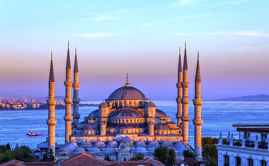 султанахмет.почти вечер (вариант 2) - турция, мечеть, стамбул, султанахмет, почти вечер - оригинал