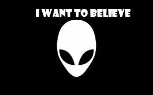 i want to believe - секретные материалы, инопланетянин, космос - оригинал