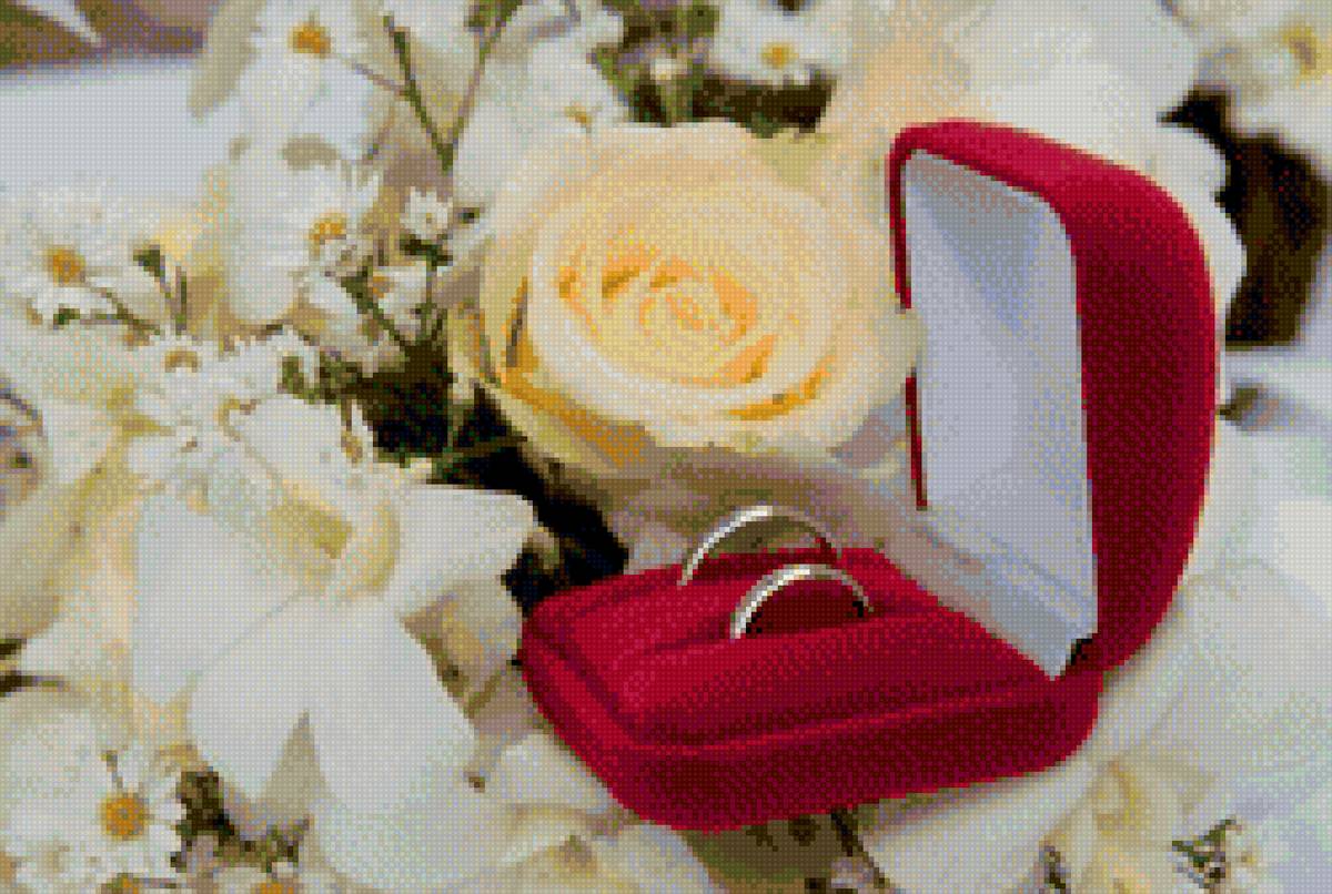 Свадебная - свадьба, кольца, свадебная, свечи - предпросмотр