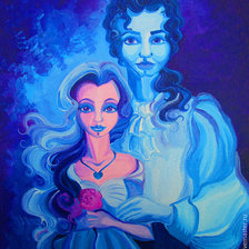 Схема вышивки «Двое»