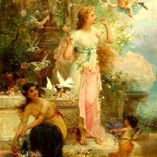 Схема вышивки «феи»