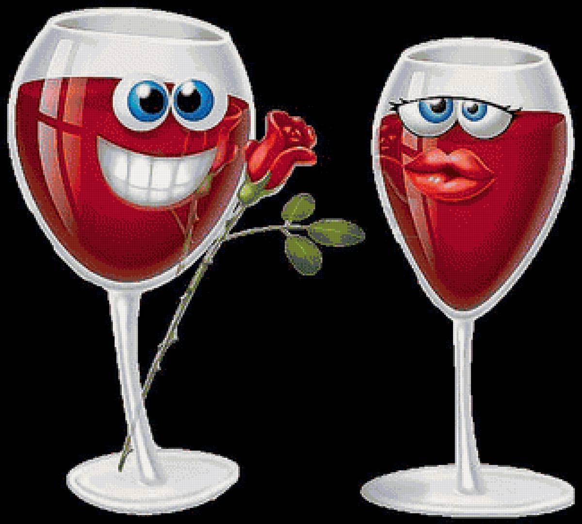 бокалы-любовь - бокал, любовь - предпросмотр