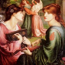 Схема вышивки «девушки»