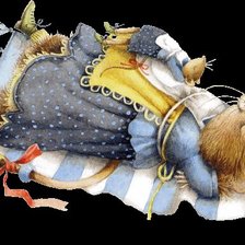 Схема вышивки «мышули»