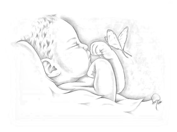 Kudikis su drugeliu - оригинал