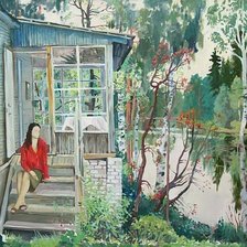 Схема вышивки «худ. Агафья Белая»