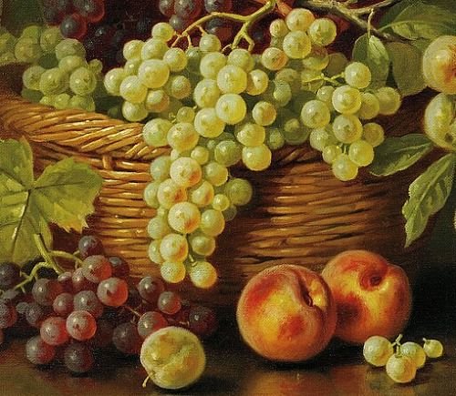 Фрукты - фрукты, виноград, натюрморт - оригинал