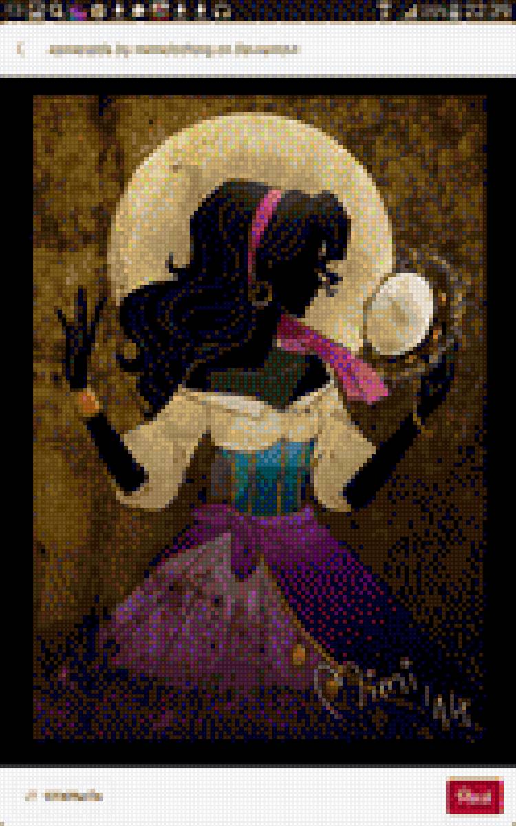 Эсмеральда - цыганка, дисней - предпросмотр