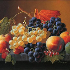Оригинал схемы вышивки «натюрморт с фруктами» (№1334208)