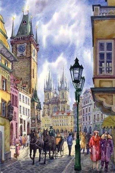 городской пейзаж - городской пейзаж, город - оригинал