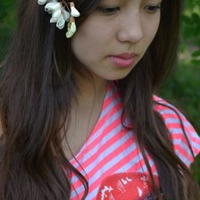 Схема вышивки «девочка Карина»