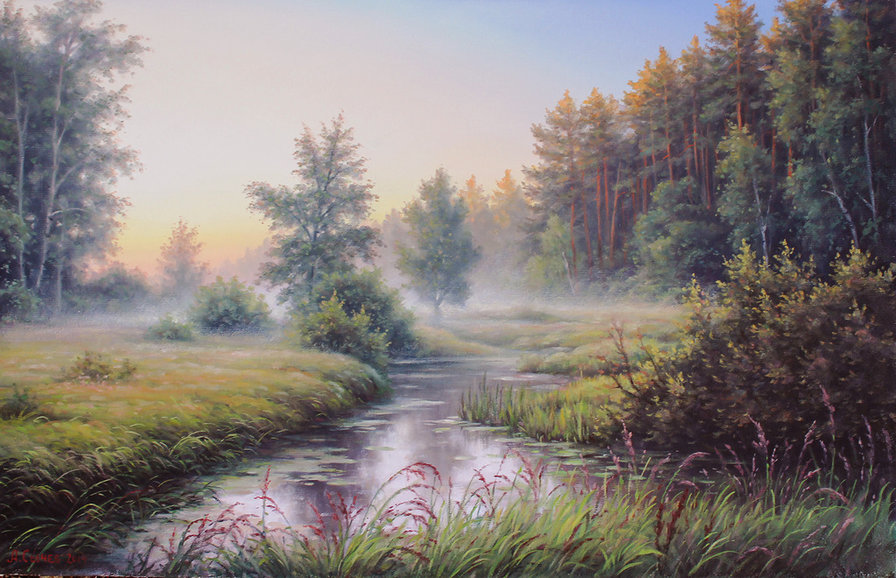 №1337630 - природа, река, пейзаж - оригинал