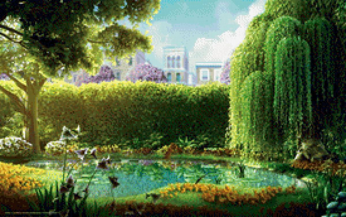 озеро - озеро, деревья, природа - предпросмотр