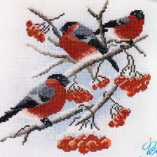 Схема вышивки «снегурушки»