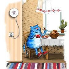 Схема вышивки «чаепитие»