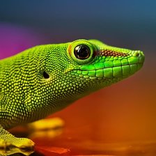 Схема вышивки «Хамелеон»