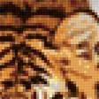 Предпросмотр схемы вышивки «Бегущий тигр» (№1338523)