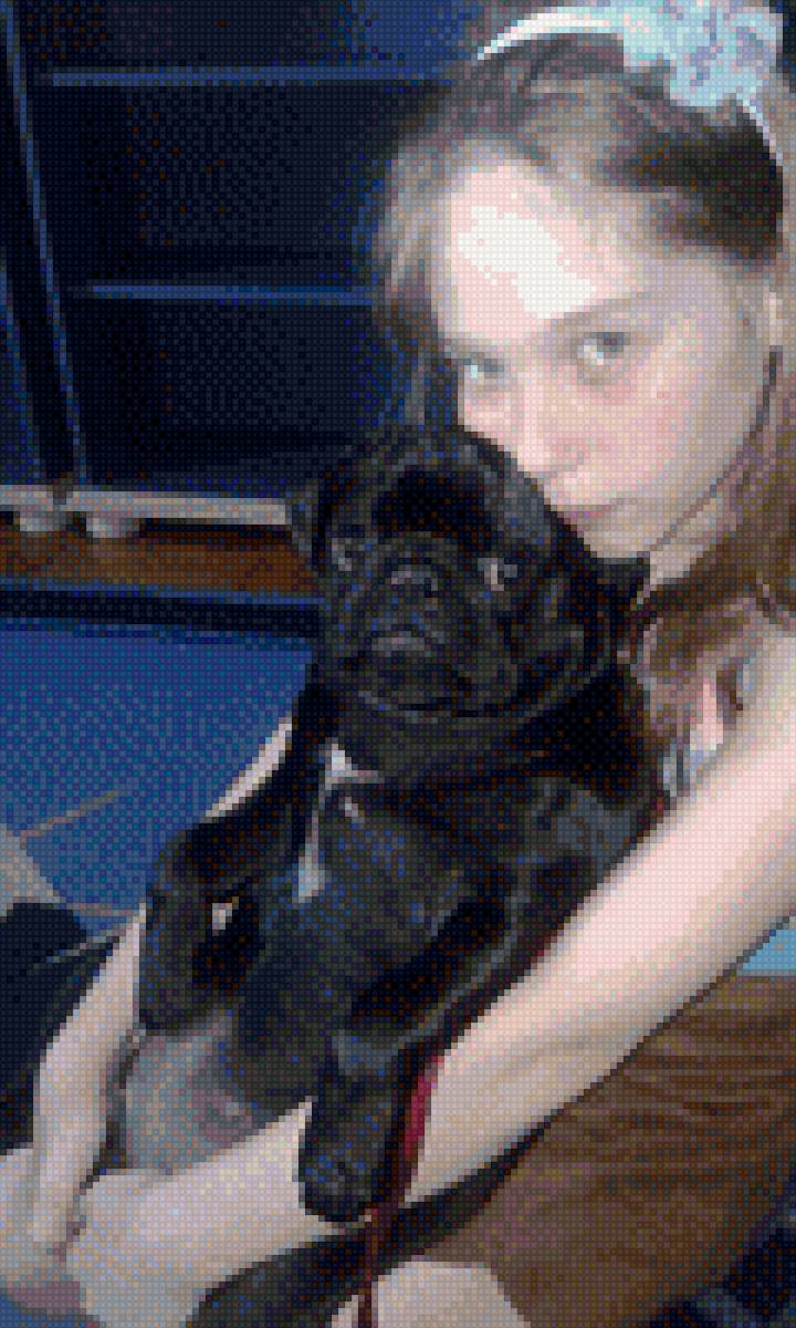 подружки - дети, мопсы, счастье - предпросмотр