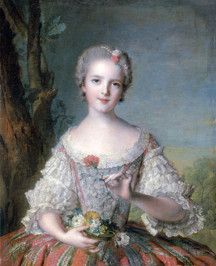 Юная принцесса - девушка, портрет, династия бурбонов - оригинал