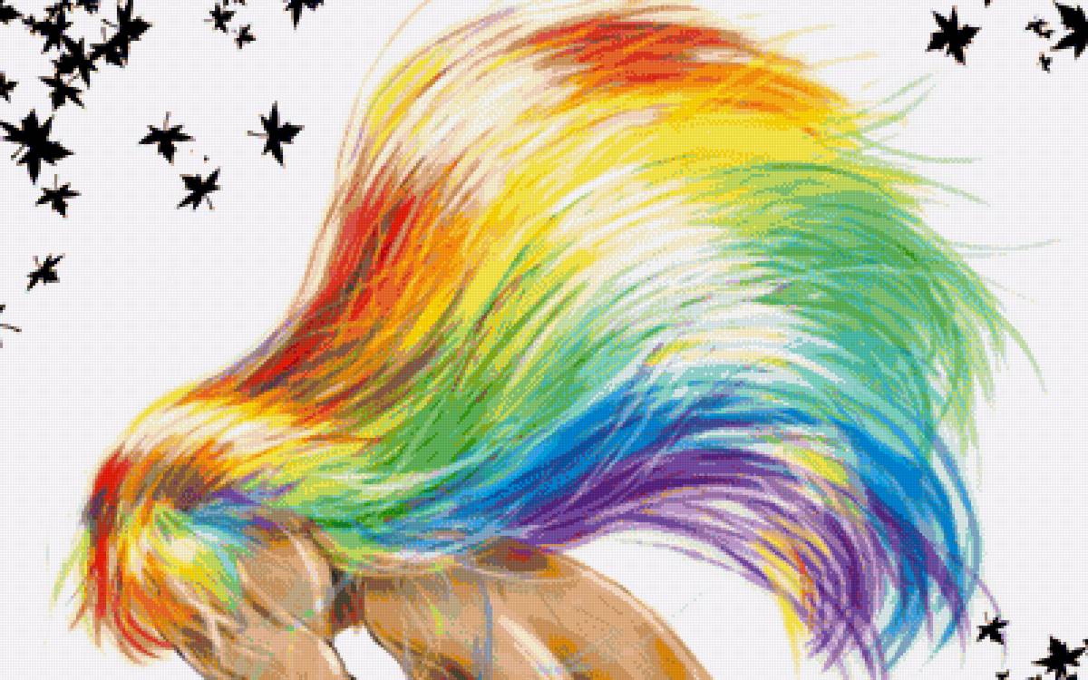 Девушка-радуга - радуга, девушка, осень, люди - предпросмотр