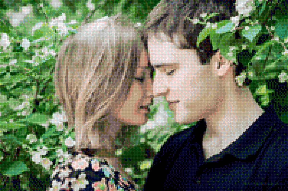 Влюбленные - любовь, пара, поцелуй - предпросмотр