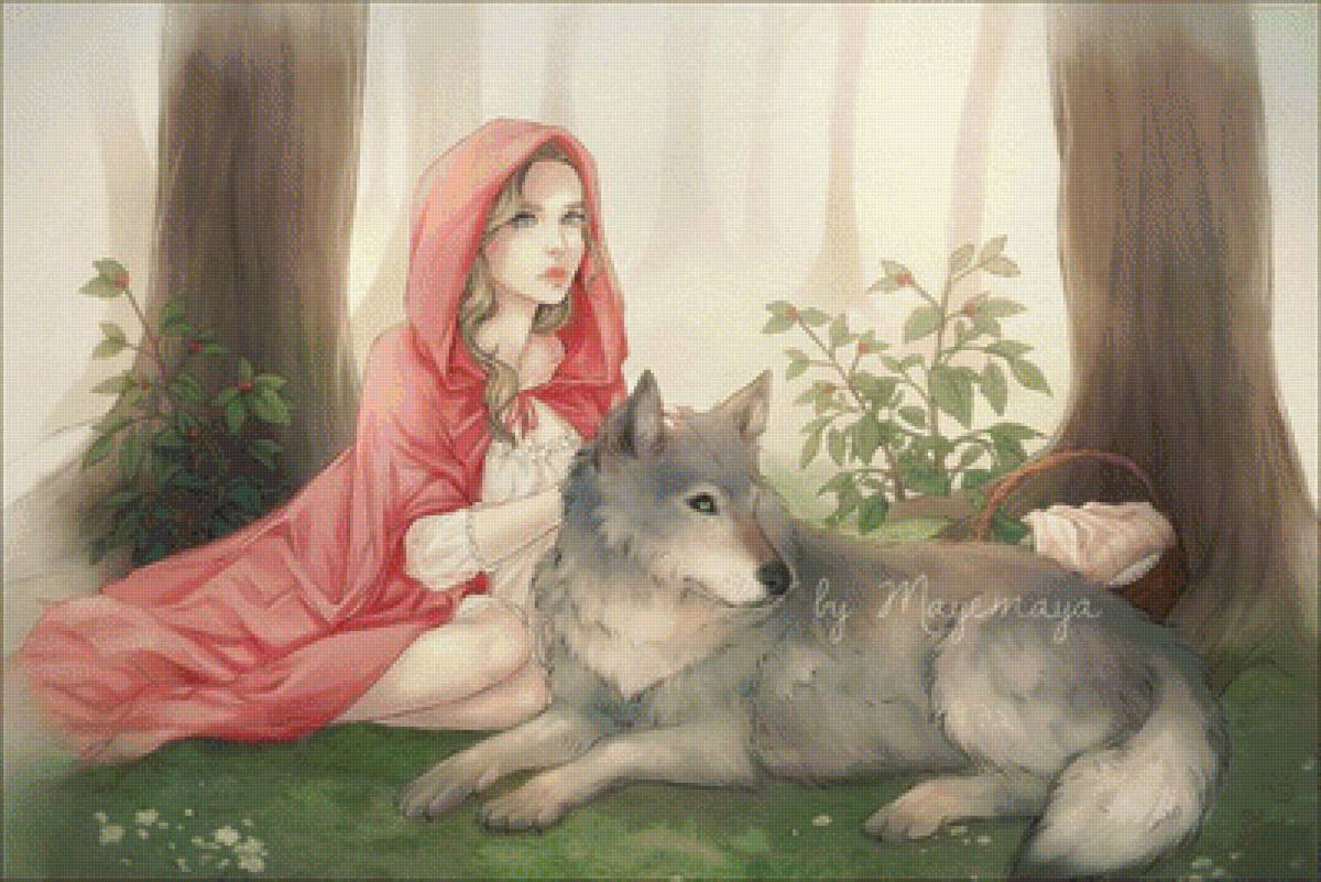 Красная шапочка - арт - предпросмотр