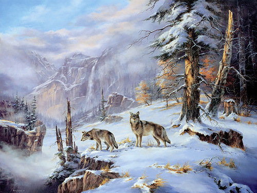 №1341522 - пейзаж, зима - оригинал