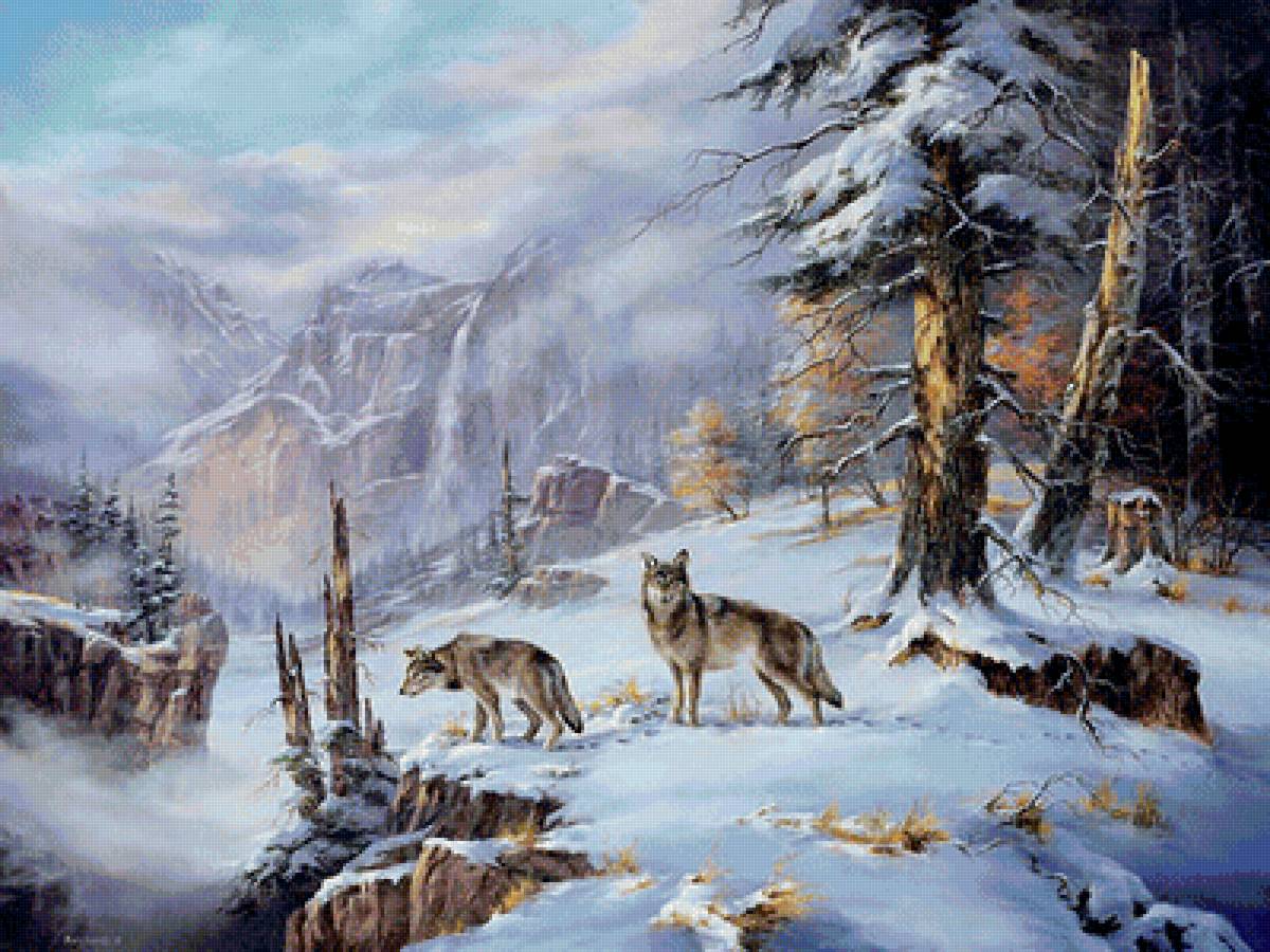 №1341522 - пейзаж, зима - предпросмотр