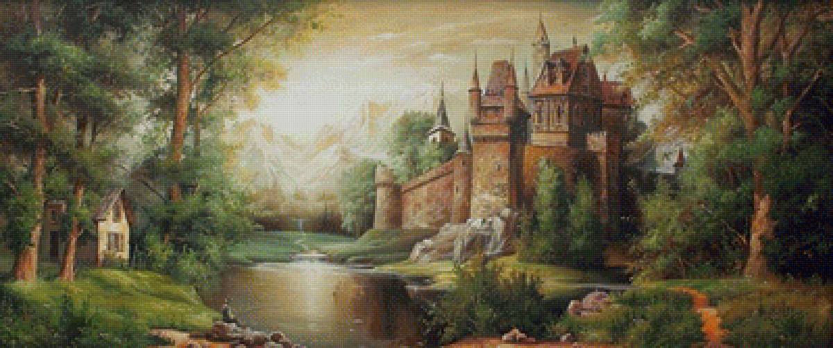 Таинственный замок - замки - предпросмотр