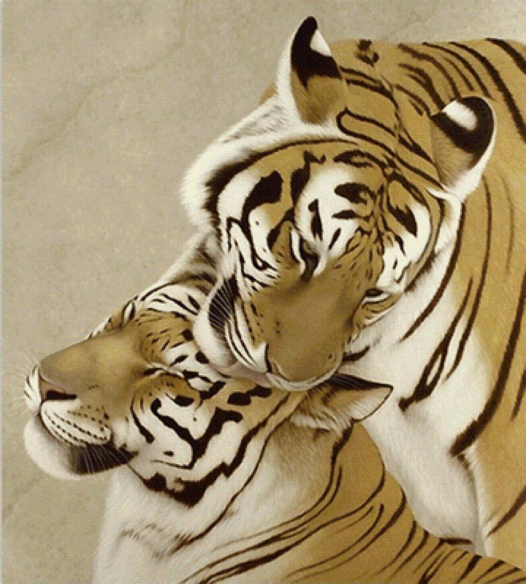 №1342075 - хищники, тигры, животные, тигр - предпросмотр