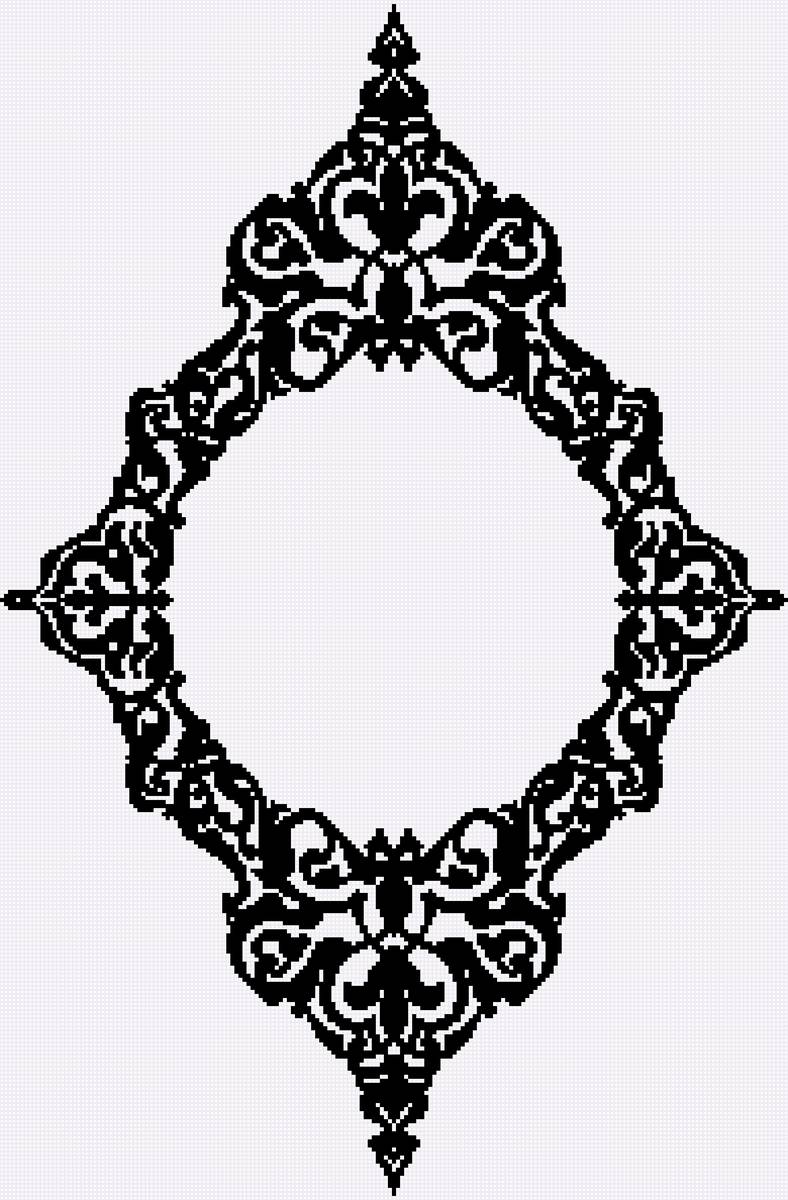 ромб монохром - монохром, ромб - предпросмотр