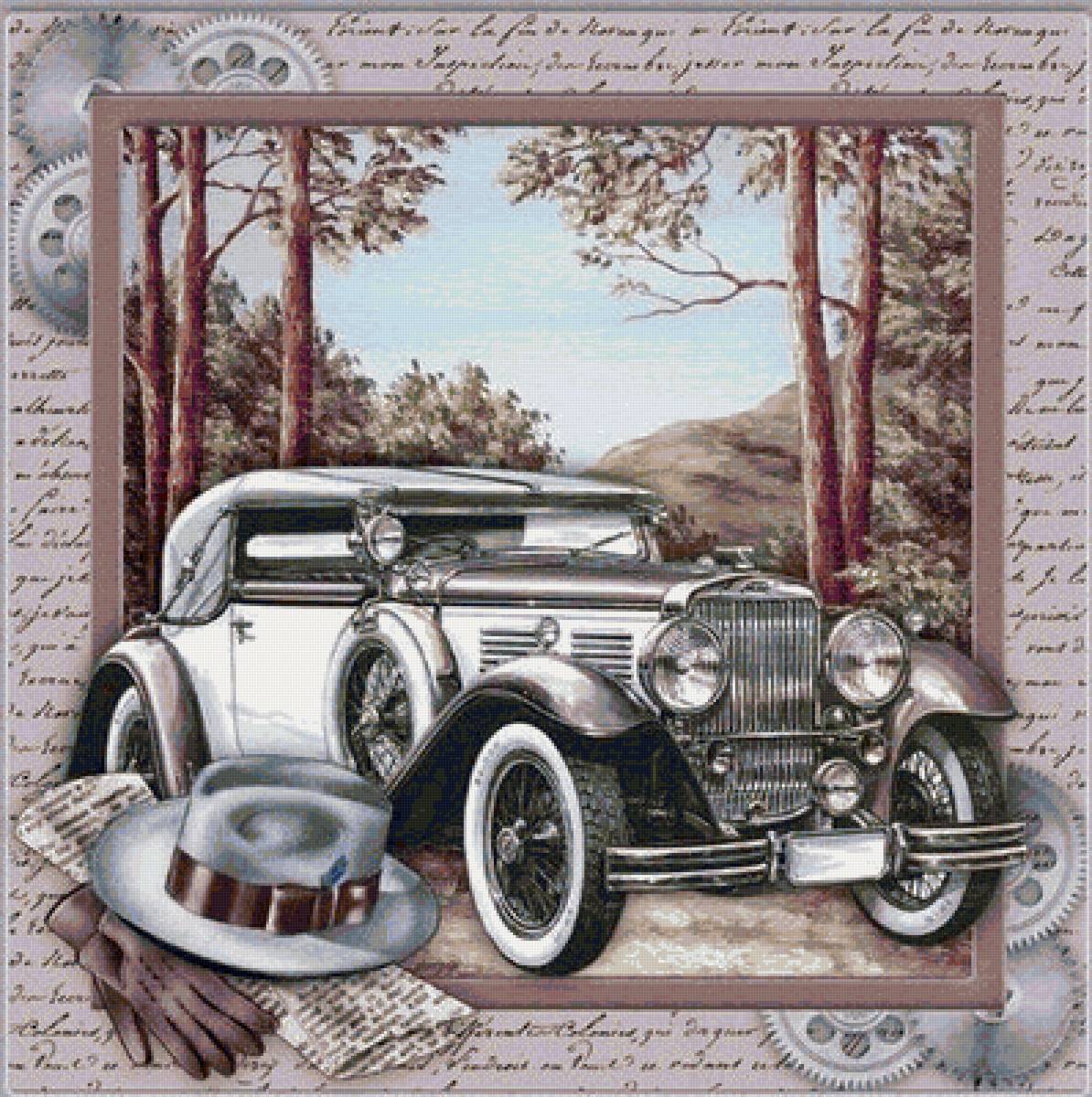 Ретро - автомобиль - предпросмотр