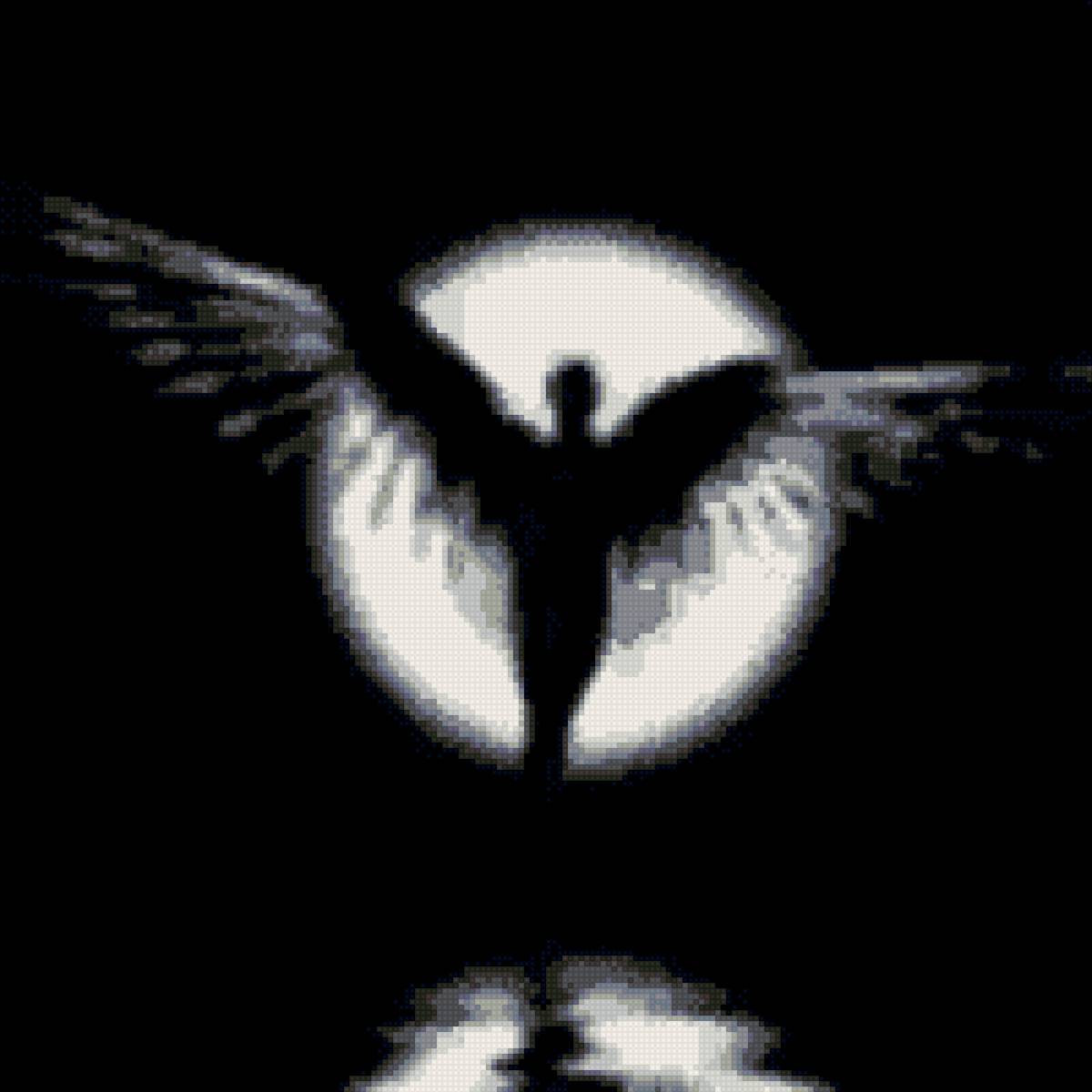 Ангел ночи - ночь, крылья, ангел - предпросмотр