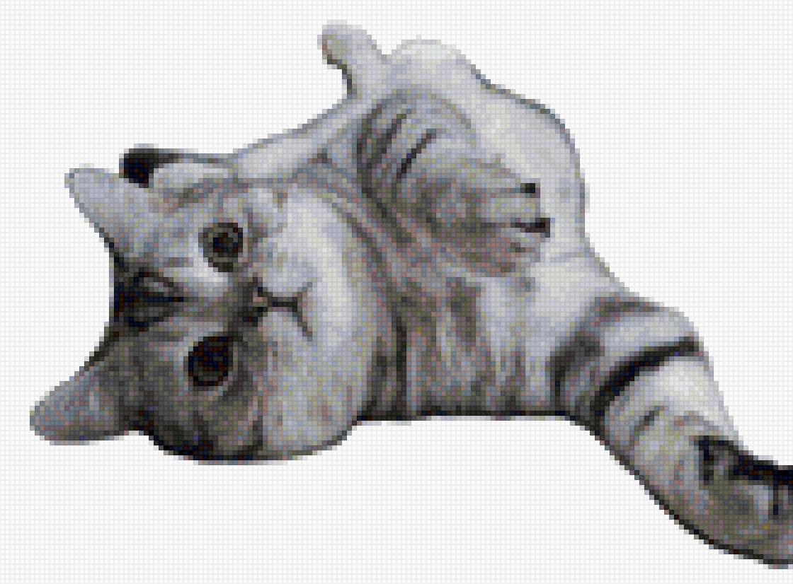 кот 2 - кот полосатый тигр британец домашний вискас - предпросмотр