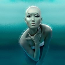 Схема вышивки «девушка»