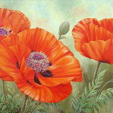 Схема вышивки «цветы»