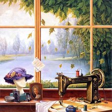 Схема вышивки «осень»