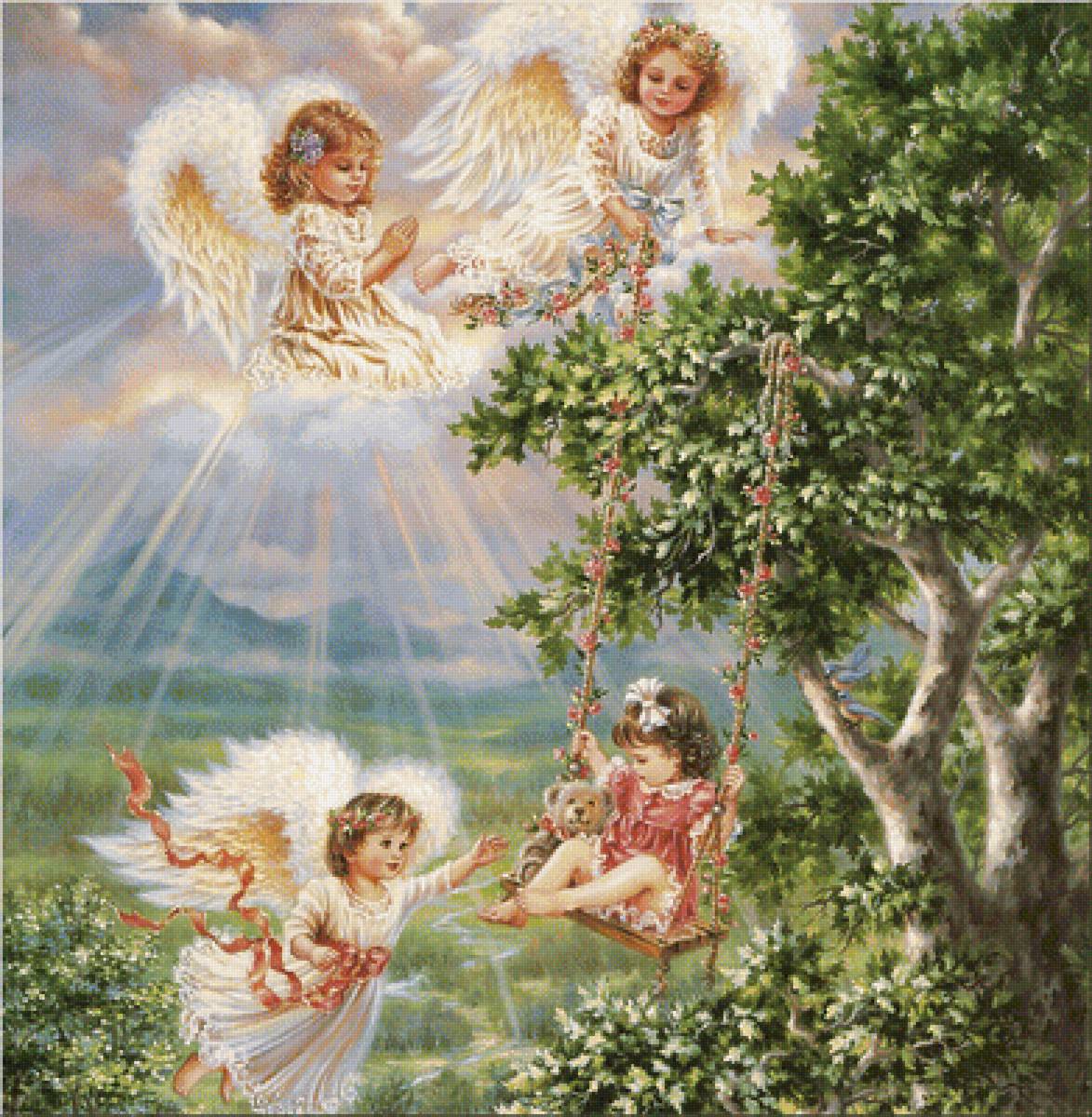 Ангелы дитя хранят - ангелы - предпросмотр
