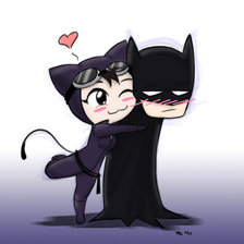 Женщина-Кошка и Бэтмен