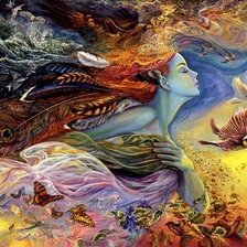 Схема вышивки «dama del viento...»