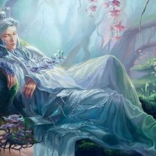 Схема вышивки «Спящий мужчина фэнтези»