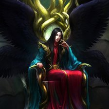 Схема вышивки «Темный властелин»