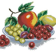 Схема вышивки «натюрморт с цветком»