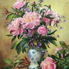 Схема вышивки «ПИОны»