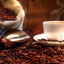 Схема вышивки «кофе»