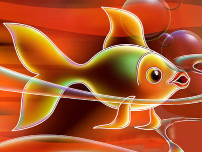 золотая рыбка - золотая рыбка, рыбка - оригинал