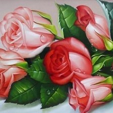 Оригинал схемы вышивки «розы» (№1351182)