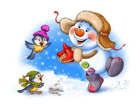 веселый снеговик - оригинал