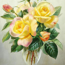 Схема вышивки «А.Уильямс. Розы»