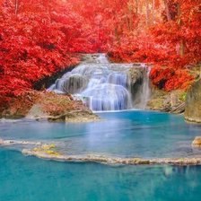 Схема вышивки «водопад»